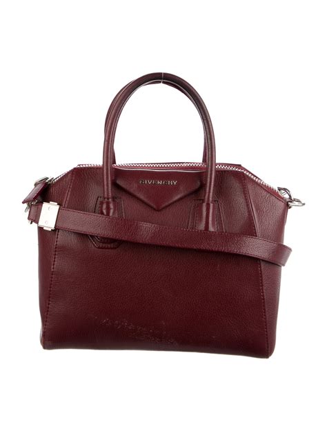 givenchy antigona burgundy